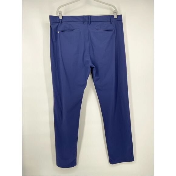 Greyson Montauk Navy Blue Performance Resort Golf Pants Stretch Size 40×32 EUC - Picture 2 of 7